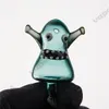 Canavar Cam Carb Cap Renk Hayvan Renk Siyah Gökkuşağı Fit Kuvars Cam Banger Tırnak Enail Kalın Dab Rig Bong Su Borusu 1000