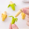 Cute banana style eraster Mini novelty Korean creative stationery 2pcs/pack School Supplies for student gift