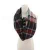 Moda Kobiety Plaid Zipper Szalik Niewidzialny Kieszonkowy Szaliki Lady Platformy Nakrętek Zimowy Ciepły Wrap 3styles Rra1954