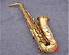YAS-875EX Alto Saxophone electrophoresis gold professional sax alto high quality 875EX playing instrument free shipping