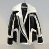 Dames Down Parkas Zürichouse Europees Design Silver Down jas vrouw winter hoge kwaliteit echte lambswool splice warme parka jas vrouw