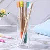 new ound Bamboo Toothbrush Adults Colorful Natural Bamboo Handle Soft Bristle Tooth Brushes Disposable Toothbrushes Hotel SuppliesT2I5775