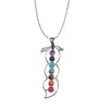 7 Chakras Snijglazen Hanger Crystal Reiki Healing Balance - Yoga Therapy Style