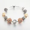 Großhandel – Kristallkugel-Perlen-Armband, luxuriöser Designer-Schmuck, versilbert mit Originalverpackung für DIY-Perlen-Anhänger-Armband1088322