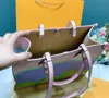 Mulheres clássicas Bola nuvem Rainbow Contrast Color Shopping Shopping Bolsa de praia Real Leather Crossbody Purse Messenger Bolsa