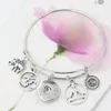 Groothandel Nieuwe Verwisselbare DIY Snap Sieraden Geïnspireerd Meisje Olifant Yoga Charm Armbanden Bangle Sieraden Gift