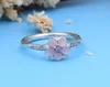 Original 925 Sterling Silver Pan Ring Magnolia Bloom Women Anniversary Party Gift Bröllop Ringar Europa Mode Smycken W151