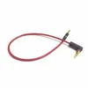 Câble Audio stéréo court de 30cm, 3.5mm mâle à mâle, connexion Audio AUX, cordon d'enregistrement, ligne Audio étendue, vente en gros