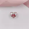 Baeds Dsn Parks Holiday Gift Set Micky & Miny Heart Charm jewelry Authentic 925 Sterling Silver Charms Fits European Pandora Style Bracelets & Necklace Andy Jewel