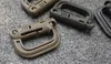 Hurtownie Outdoor Wspinaczka Klamry Carabiner D Blokowanie Mount D-Ring Plastic Clip Snap Hak Wiszący Breloki