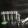 티타늄 네일 대 버 도구 4 in 1 Domeless 범용 티타늄 GR2 손톱 14mm 18mm 조인트 액세서리 쿼츠 접시