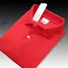 Klassisches Designer-T-Shirt-Sommer-Mens-Polo-Hemd mit Mustern High Street Clothing Tees Buchstaben gestickt Polos T-Shirts Solid Color Tops