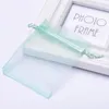 All'ingrosso-Commercio all'ingrosso 9x12 cm 100 pz / lotto Coulisse Tiffany Blue Organza Borse Favore Matrimonio Regalo di Natale Gioielli Borse per imballaggio Borse