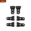 ABS Carbon Fiber Door Hinge 2Door Version Decoraion 12PCS For Jeep Wrangler JL 2018+ Factory Outlet High Quatlity Auto Exterior Accessories