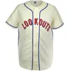 Chattanooga Lookouts 1951 Bordado em casa Jerseys Men 100% ed Blank Baseball Jersey