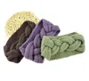 Girl Knit Headbands Warm Crochet Elastic Hair Band Handmade Turban Wide Headwear Winter Ear Warmer Hair Accessories 9 Designs DW4891