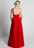 2019 Fashion Jumpsuit Evening Dresses With Convertible Skirt Satin Bow Back Sweetheart Strapless Waistband Weddings Guest Prom Gow3967844
