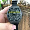 2019 Vanguard Carbon Krypton Mens Watch Super luminous Sport Watch Swiss 0800 Automatic Mechanical 28800 vph Sapphire Crystal Wate273B