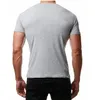 T-shirts Men's Mens T Shirt Men Summer Fashion V Neck Short Sleeve Tee Homme Casual Slim Fit Metal Button Design XXL ee