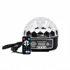 Disco Stage Iluminação Digital DMX512 LED RGB de cristal 9 cores encenar lâmpada efeitos Magic Ball Efeito de Luz auto controle de som LED