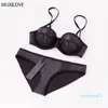 COLOLEMUXILOVE 100 Neopren letni wyściełany push up Zestaw bikini kobiety seksowne stroje kąpielowe kostium kąpielowych BILES