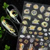 4pcs Summer Nail Art Stickers Holographics Laser Leving