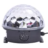 Disco DJ Stage Lighting RGB Crystal Magic Ball Mp3 USB Light DMX512 Digital LED Party Light med Remote3665830