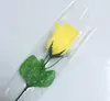 Simulation silk single branch rose flower arrangement accessories home wedding decoration GB44