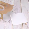 4-дюймовая коробка для торта с ручкой для окна Kraft Paper Creat Cake коробка Детский день рождения свадьба домашняя вечеринка поставка LX1668