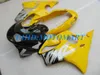 Juego de carenado personalizado de inyección para HONDA CBR600F4 99 00 CBR600 F4 1999 2000 CBR 600 F4 600F4 CBR600 amarillo negro Carenados kit de carrocería HP39