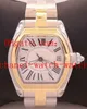 Herren-Armbanduhr, groß, W62031Y4, automatisches mechanisches Uhrwerk, zweifarbig, 18 Karat Gelbgold, Stahl, Herren-Dat244n