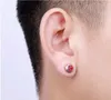 Pendientes de diamantes de acero inoxidable, pendientes para hombre y mujer, joyería de moda hip hop