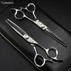 Damascus steel 6 inch hair salon scissors cutting barber makas tools cut thinning shears hairdressing scissors258A