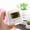 LED Digital Alarm Clock 7 Color Changing Electronic Display Watch Temperature Sounds Calendar Control Desktop Clock