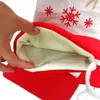 Christmas Soft Embroidered Stocking Snowflake Santa Snowman Embroidered Christmas Tree Hanging Decorations Xmas Candy GIft Present Stocking