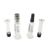 1ML Luer Lock Glass Syringe Glass tips head Leak proof Syringes Injector with measurement mark tip empty Vaporizer for Thick Oil Vape Pen