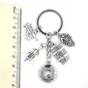 Nowe przybycie DIY wymienne 18 mm snap biżuteria wino łańcuch kluczowy przycisk klęski kluczyek torebka urok Key Ring Lover Prezenty dla 279D