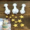 3pcs Mini Star Fondant Cake Decoration Biscuit Cookies DIY Mold