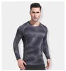 NEW 2019 autumn winter sport GYM skinny long sleeve cycling running jogging camouflage t shirt men