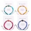 Nieuwe Druzy Hars Hamsa Hand Armband Voor Vrouwen 6mm Kralen String Touw Kettingen Lucky Stone Charm Mens Handgemaakte Sieraden met Gift Card