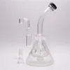 9.3in Hookah Black Edge Vortex Bongo de vidro fumante com 1 tigela transparente incluiu 1 quartzo Banger Global Delivery