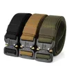 125 cm 4 couleurs ceinture tactique hommes en plein air réglable robuste tactique taille ceintures Molle rembourré patrouille taille ceinture accessoires de chasse