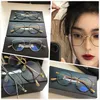 Vintage New Fashion Designer Solglasögon Chr Round Frame Färglins Populär sommarstil Hot Selling UV400 Protection Eyewear [benbenet-i]