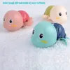 Cartoon Swimming Turtle Wind-Up Toy, Baby Bath Companion Play in Water Clock Work Toy, 3 kolory do wyborów, Xmas Kid Urodziny prezent, 2-2