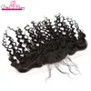 13x2 Brazilian Body Wave Lace Frontal Closure Hairpieces Straight Deep Curly Wave Unprocessed Human Virgin Hair Extensions Cl9909057