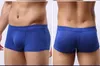 Fashion-Mens Underkläder Solid Man Män Boxers Shorts Modal Boys Underkläder För Män Briefs Färg Blå Vit Grön Grå Dot Storlek M L XL