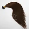 Vmae Peruvian 1G Strand 100g 18 إلى 26 بوصة Black Brown Blonde قبل الترابط المستقيم فيوجن Fusion I Tip Virgin Hair Extension4010175