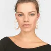 boucles d'oreilles pour les femmes Fashion- charme coquille blanche huggie boucle d'oreille style vacances Bohême cadeaux d'anniversaire de bijoux fille VSCO pour petite amie