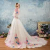 2018 New Lace Butterfly Aplikacje Bow Ball Suknia Quinceanera Suknie Scoop Tulle Sweet 16 Dresses Debiutante 15-letnia sukienka imprezowa BQ114