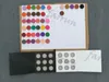 DIY 9 renk delik göz farı paleti 50 glitter 42 mat 30 pırıltılı toplam 122 renkler logo baskı kabul